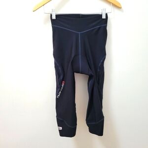 LOUIS GARNEAU Padded Cycling Knickers Long Shorts women's Small Black